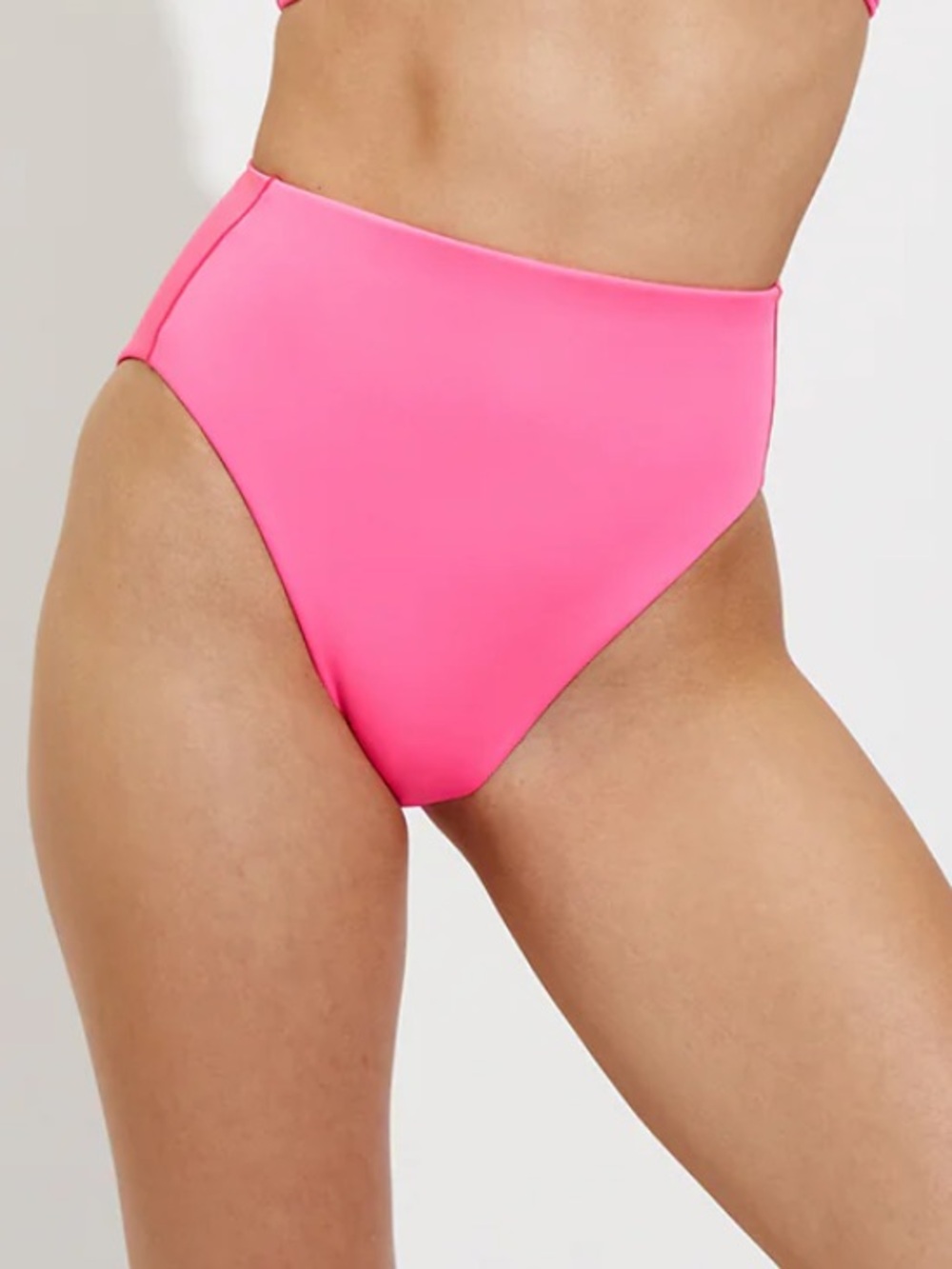 Left On Friday Hi Hi Bottom in Zinc (Neon Pink)